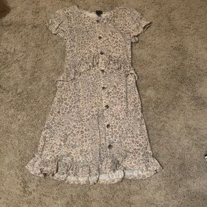 girls cheetah print dress